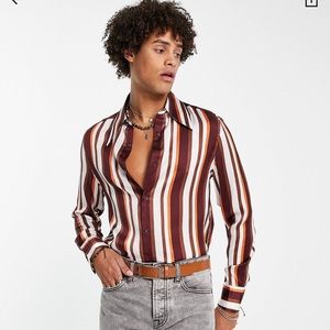 Asos retro Men’s collard shirt